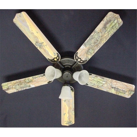 Lightitup Army Tanks Military Helicopter Ceiling Fan 52 in. LI2543753